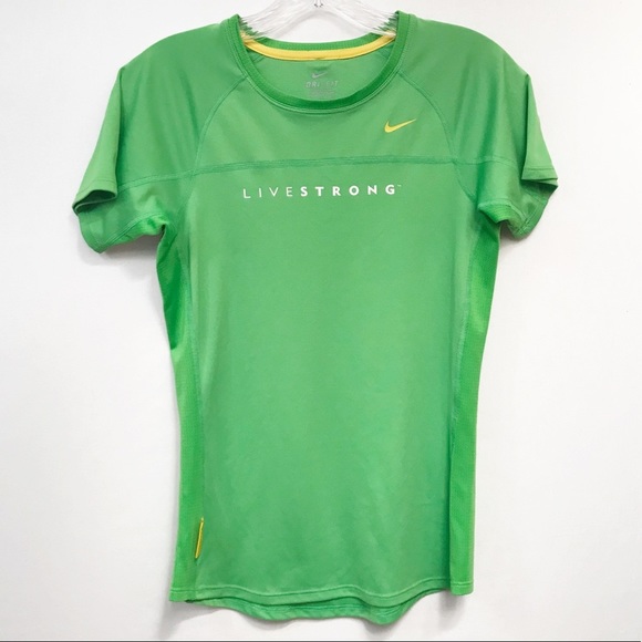 Nike Women’s Livestrong Short‎ Sleeve Tee Size Small - Picture 1 of 6